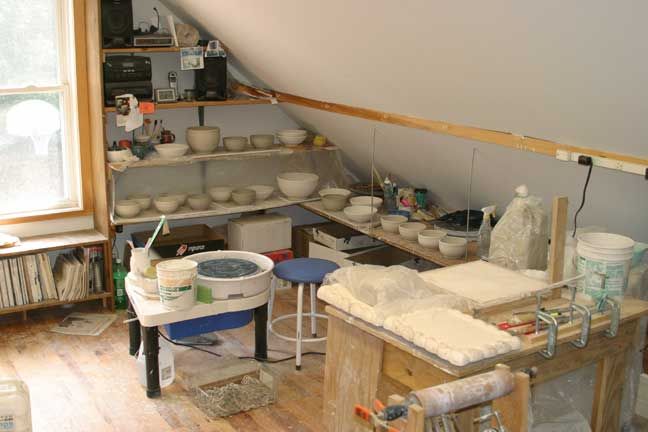 Pottery studio
